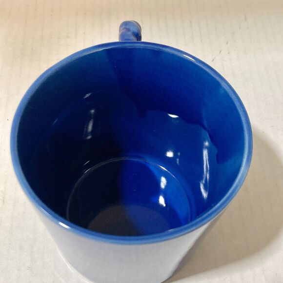 Vintage Princess Cruises Cruise Line Blue Ceramic Coffee Mug Cup Rope Handle - Picture 5 of 12